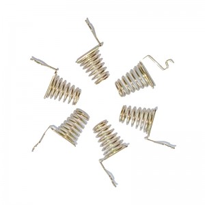 Batterij negatieve veer